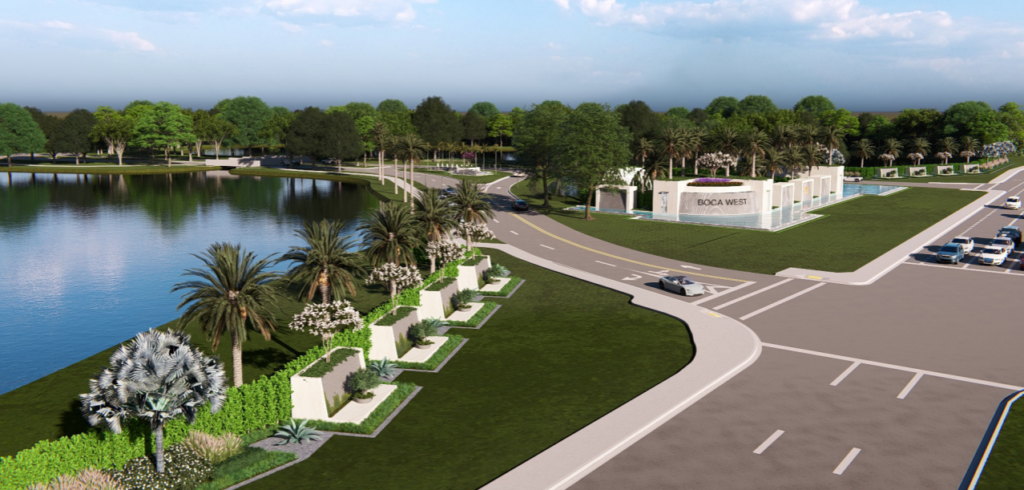 Boca West New Entrance Rendering - 2026